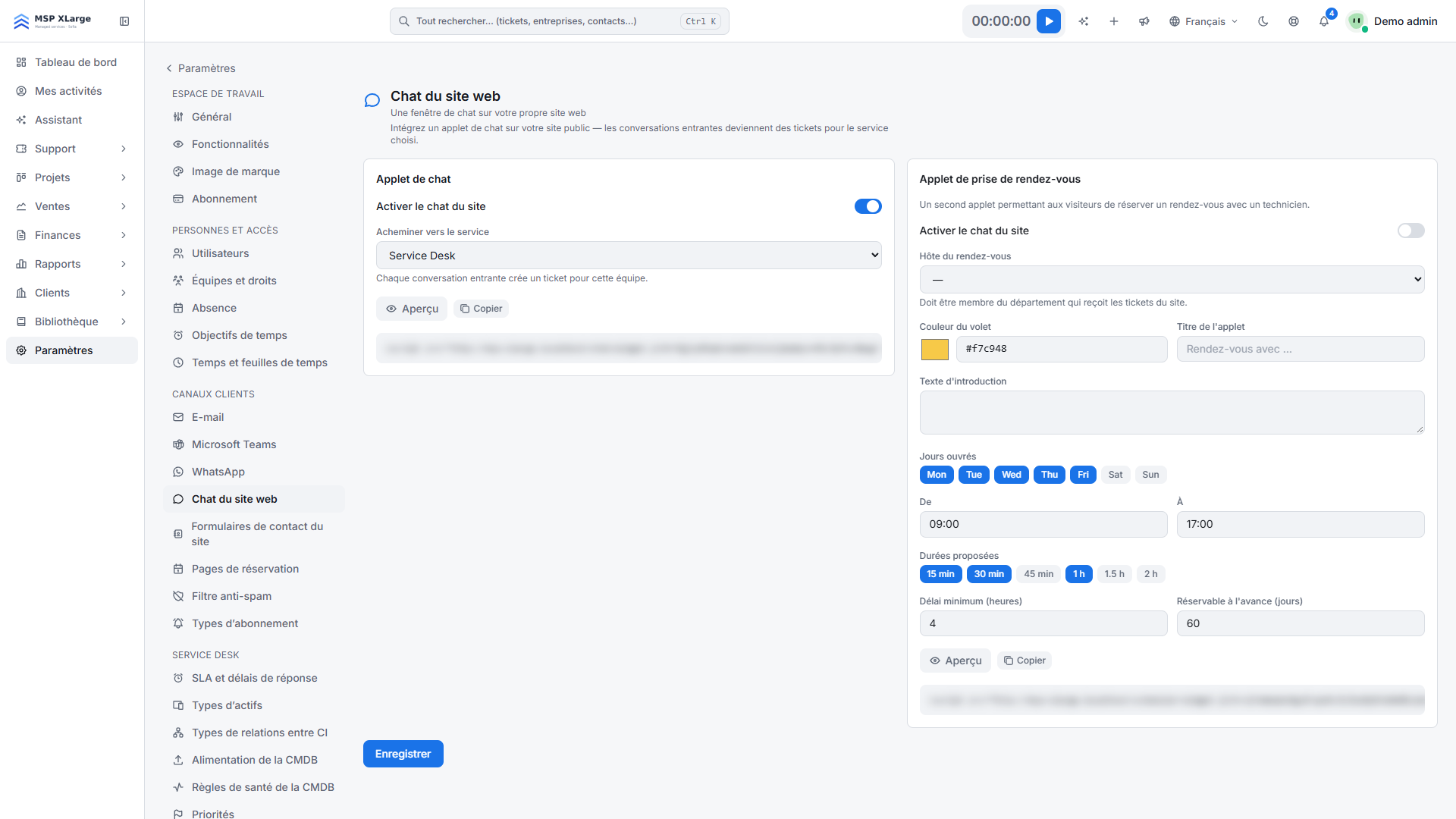 Chat en direct sur votre site avec Xcellerate OPS : chaque chat devient un ticket