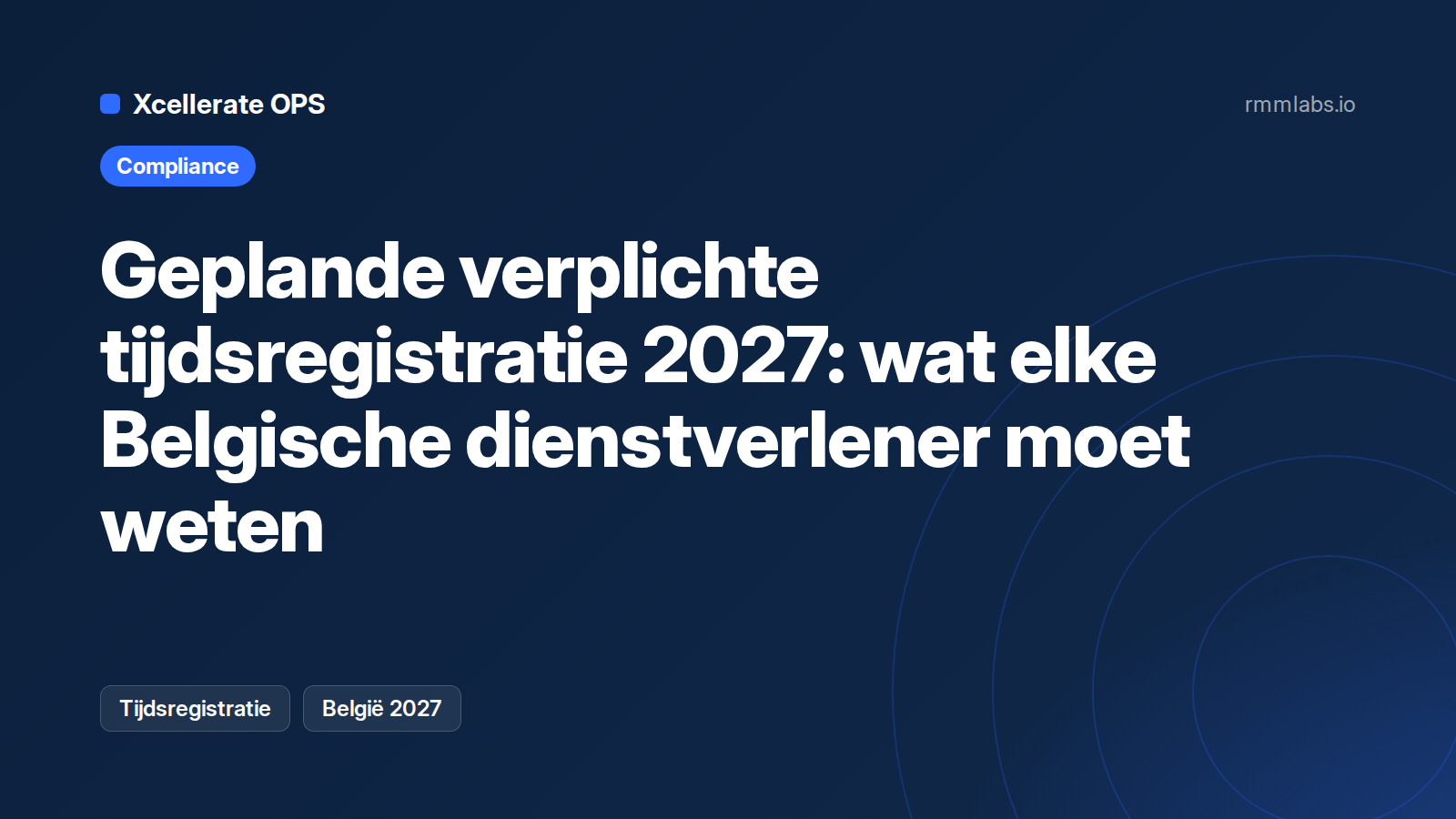 Geplande verplichte tijdsregistratie 2027: wat elke Belgische dienstverlener moet weten